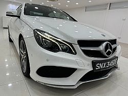 Mercedes Benz E200 A Amgline Sports Coupe Sunroof 2016 White